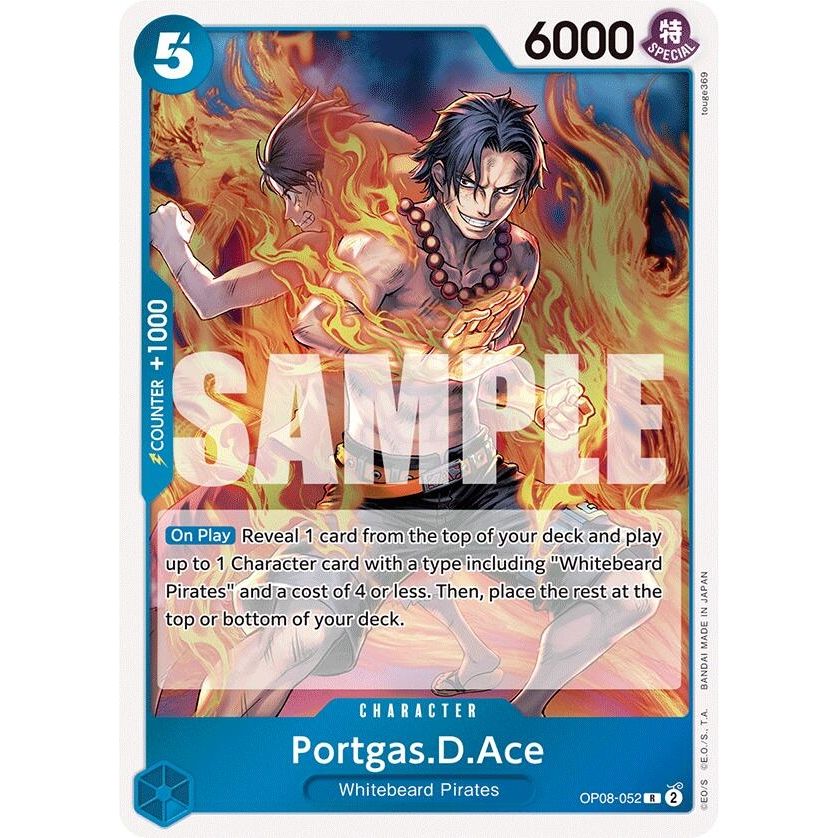 Image for Portgas.D.Ace (OP08-052) (OP08) - One Piece Card Game