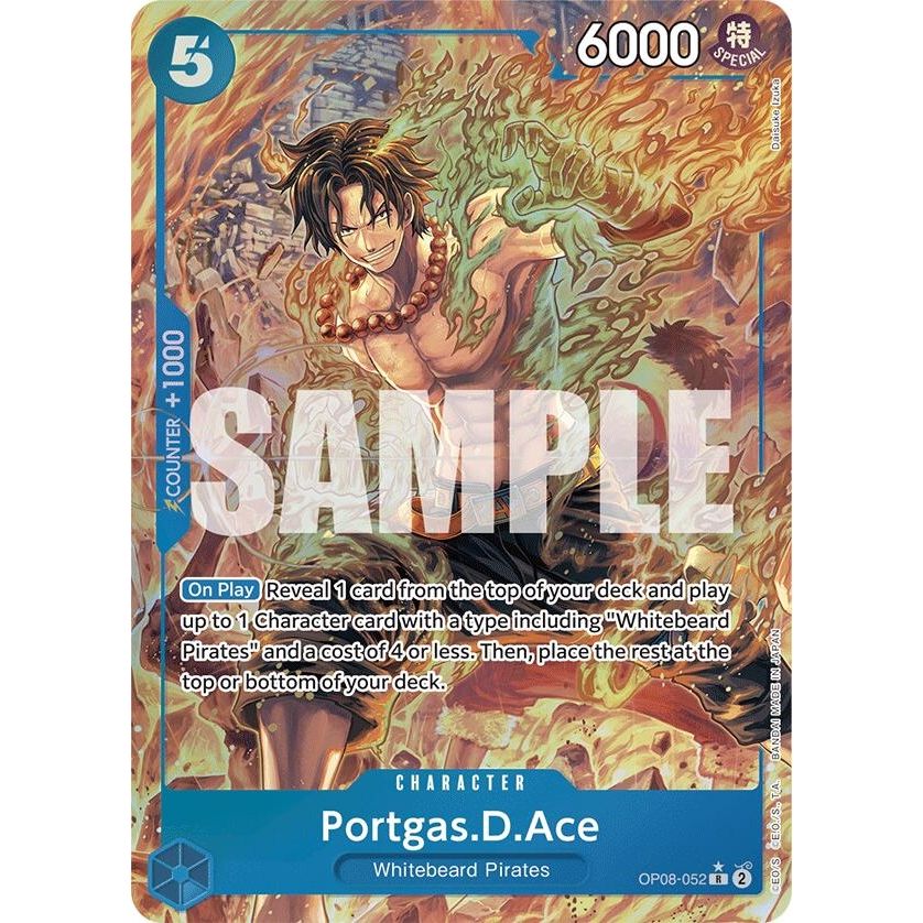 Image for Portgas.D.Ace (Parallel) (OP08-052) (OP08) - One Piece Card Game