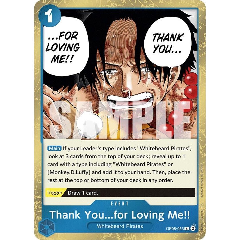 Image for Thank You...for Loving Me!! (OP08-053) (OP08) - One Piece Card Game