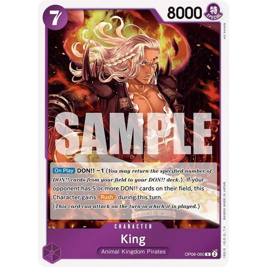 Image for King (060) (OP08-060) (OP08) - One Piece Card Game
