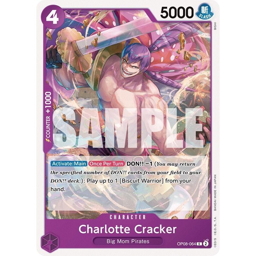 Image for Charlotte Cracker (OP08-064) (OP08) - One Piece Card Game