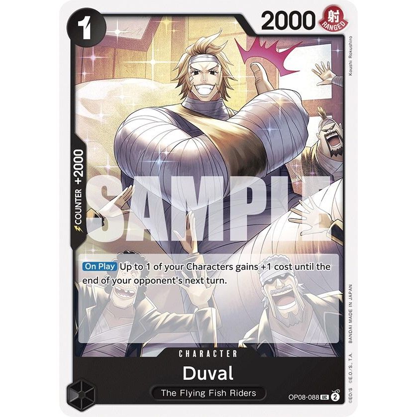 Image for Duval (OP08-088) (OP08) - One Piece Card Game