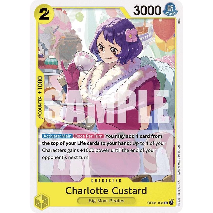Image for Charlotte Custard (OP08-103) (OP08) - One Piece Card Game