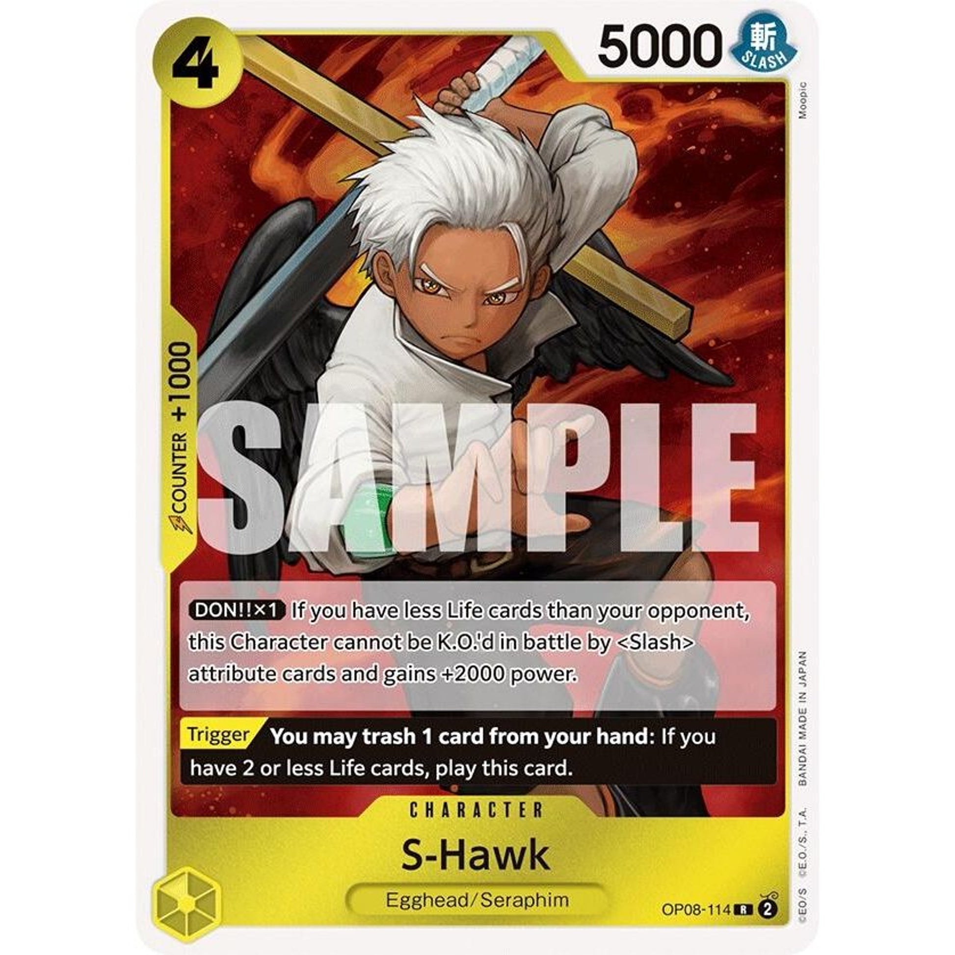 Image for S-Hawk (OP08-114) (OP08) - One Piece Card Game