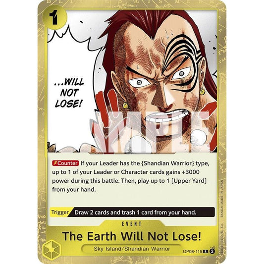 Image for The Earth Will Not Lose! (OP08-115) (OP08) - One Piece Card Game