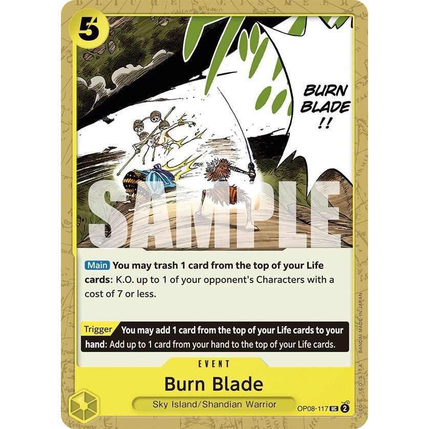 Image for Burn Blade (OP08-117) (OP08) - One Piece Card Game