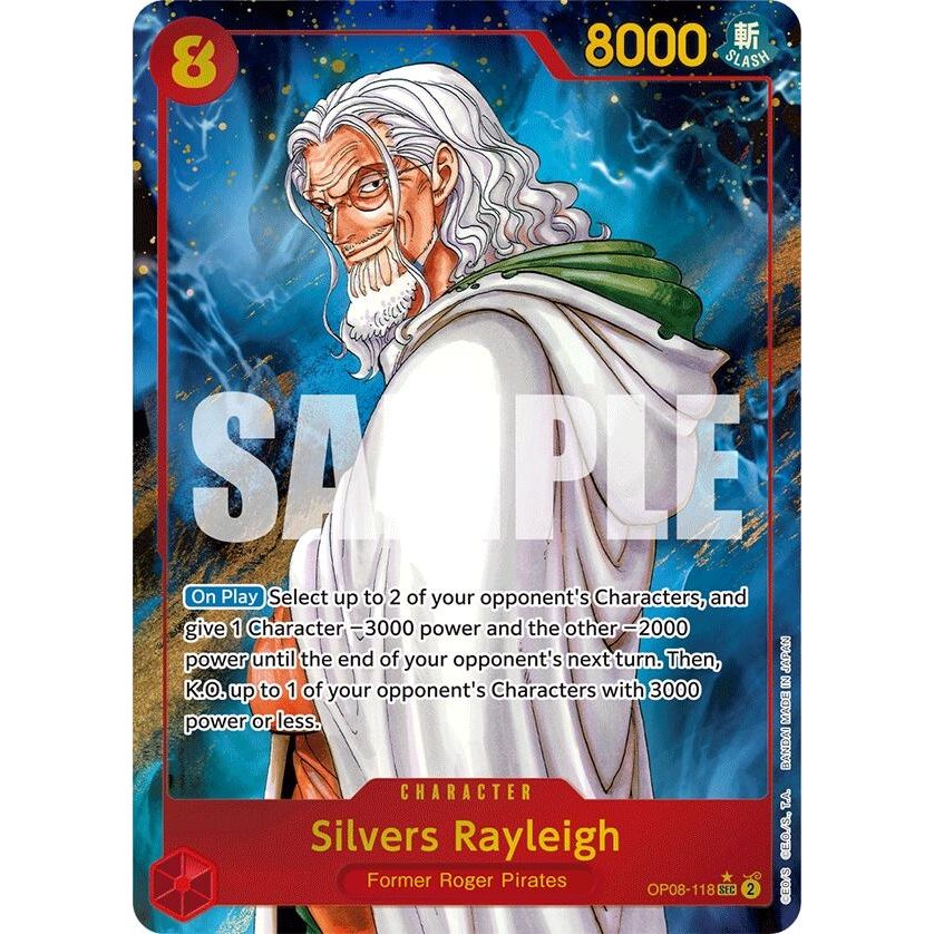 Image for Silvers Rayleigh (Parallel) (OP08-118) (OP08) - One Piece Card Game