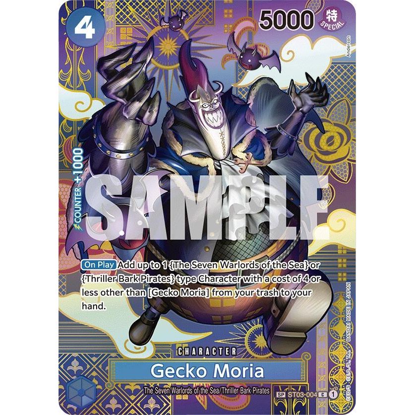 Image for Gecko Moria (SP) (ST03-004) (OP08) - One Piece Card Game