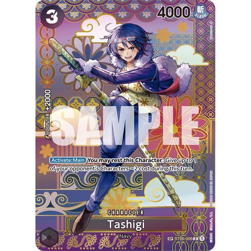 Image for Tashigi (SP) (ST06-006) (OP08) - One Piece Card Game
