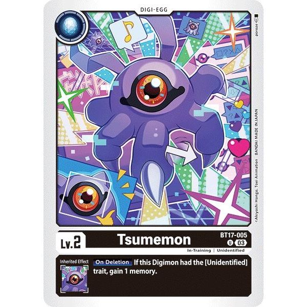 Image for Tsumemon (BT17-005 U) (BT17) - Digimon Card Game