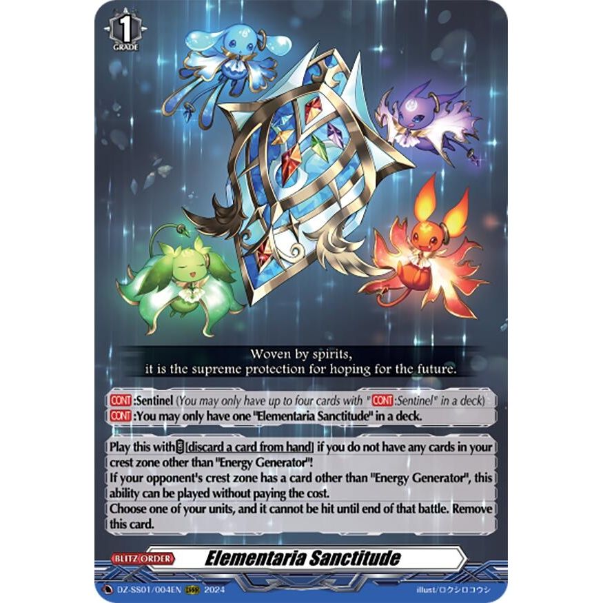 Image for Elementaria Sanctitude (DZ-SS01/004EN) (DZ-SS01) - Cardfight Vanguard