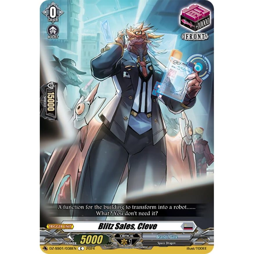 Image for Blitz Sales, Cleve (DZ-SS01/038EN) (DZ-SS01) - Cardfight Vanguard