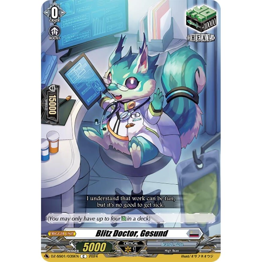 Image for Blitz Doctor, Gesund (DZ-SS01/039EN) (DZ-SS01) - Cardfight Vanguard