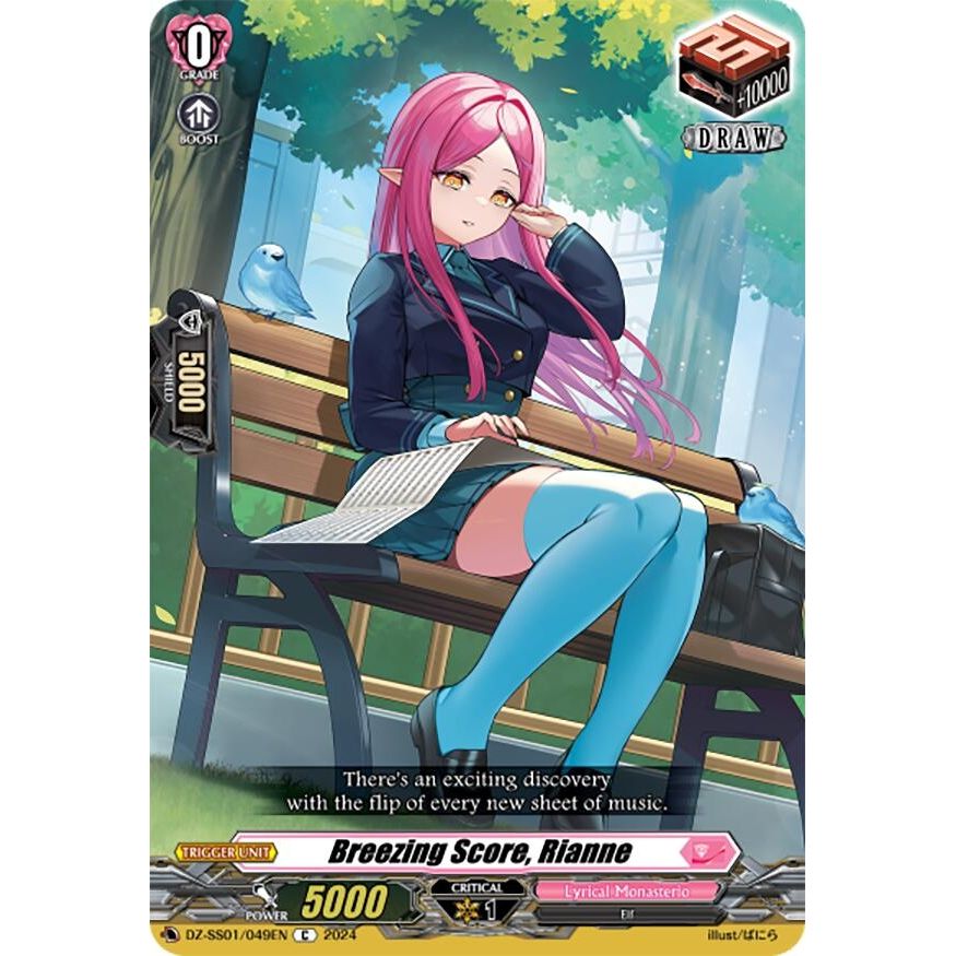 Image for Breezing Score, Rianne (DZ-SS01/049EN) (DZ-SS01) - Cardfight Vanguard
