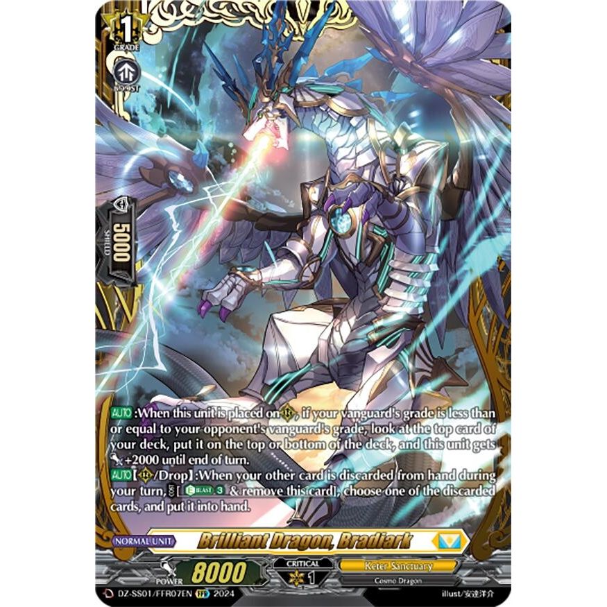 Image for Brilliant Dragon, Bradiark (FFR) (DZ-SS01/FFR07EN) (DZ-SS01) - Cardfight Vanguard