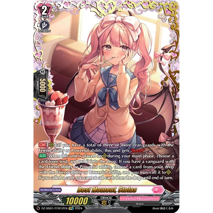 Image for Best Moment, Stolas (FFR) (DZ-SS01/FFR12EN) (DZ-SS01) - Cardfight Vanguard