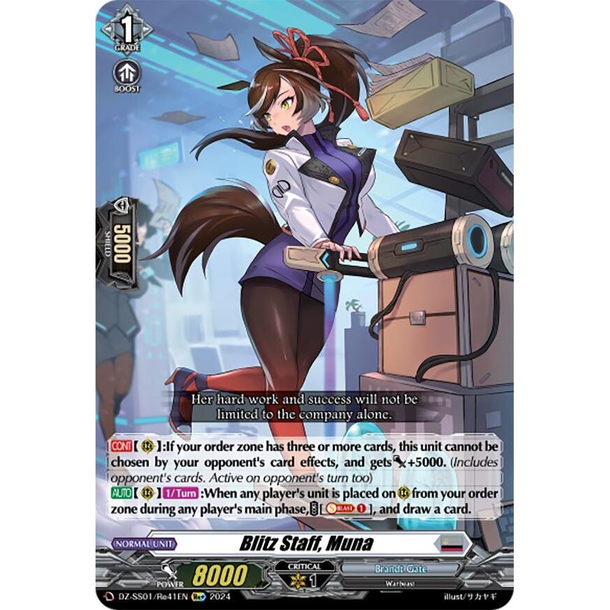 Image for Blitz Staff, Muna (DZ-SS01/Re41EN) (DZ-SS01) - Cardfight Vanguard