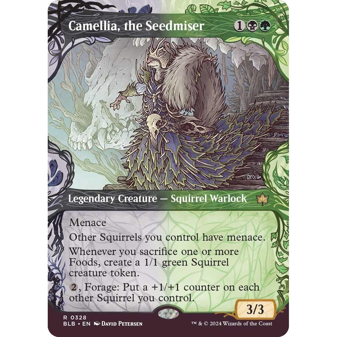 Image for Camellia, the Seedmiser (Showcase) (328) (BLB) - Magic: The Gathering