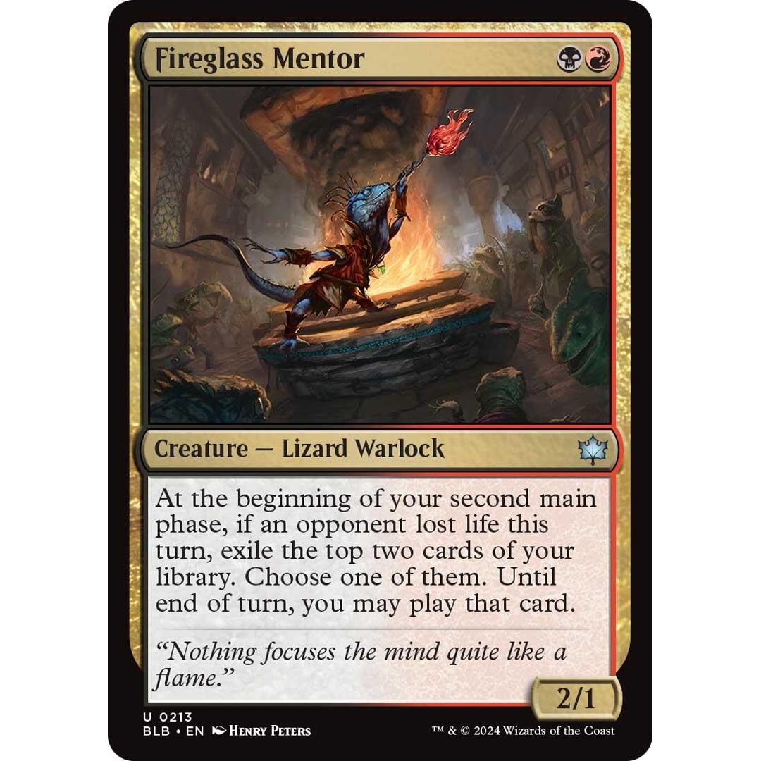 Image for Fireglass Mentor (213) (BLB) - Magic: The Gathering