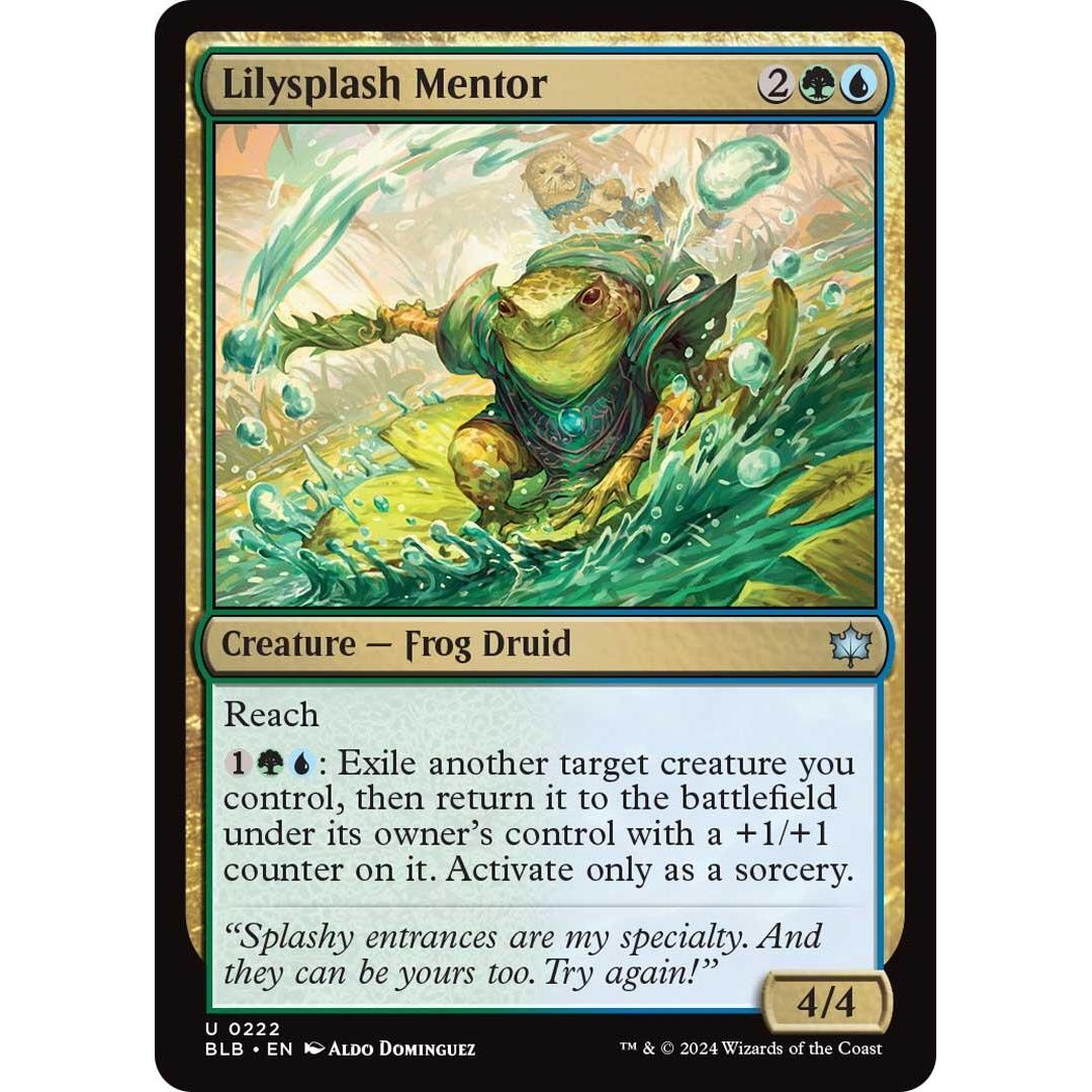 Image for Lilysplash Mentor (222) (BLB) - Magic: The Gathering