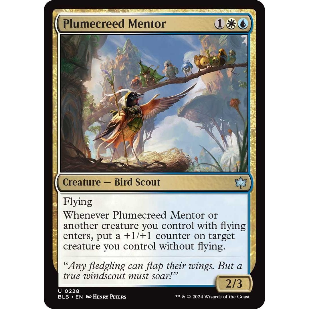 Image for Plumecreed Mentor (228) (BLB) - Magic: The Gathering