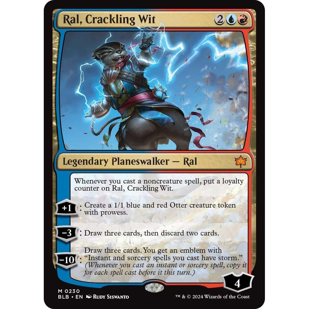 Image for Ral, Crackling Wit (230) (BLB) - Magic: The Gathering