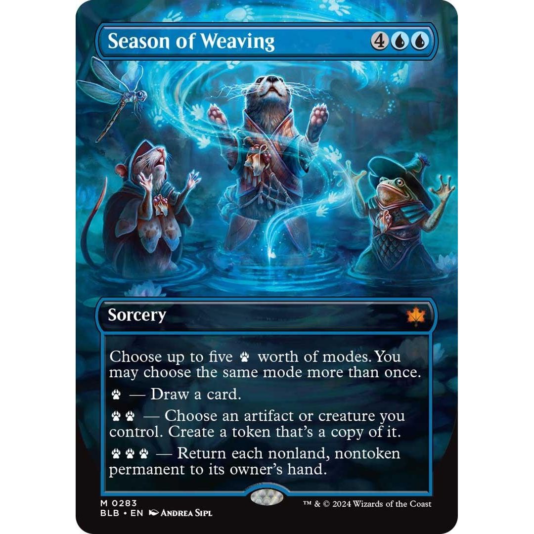 Image for Season of Weaving (Borderless) (283) (BLB) - Magic: The Gathering