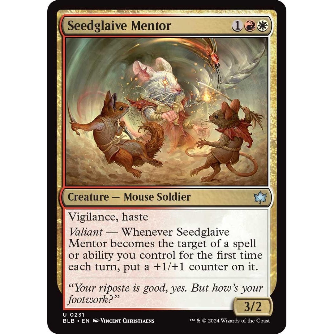 Image for Seedglaive Mentor (231) (BLB) - Magic: The Gathering