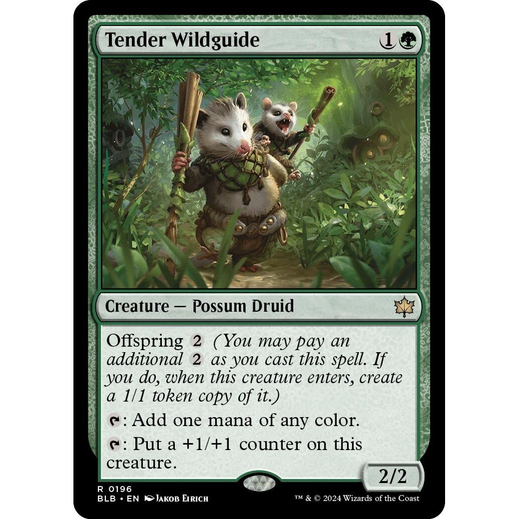 Image for Tender Wildguide (196) (BLB) - Magic: The Gathering