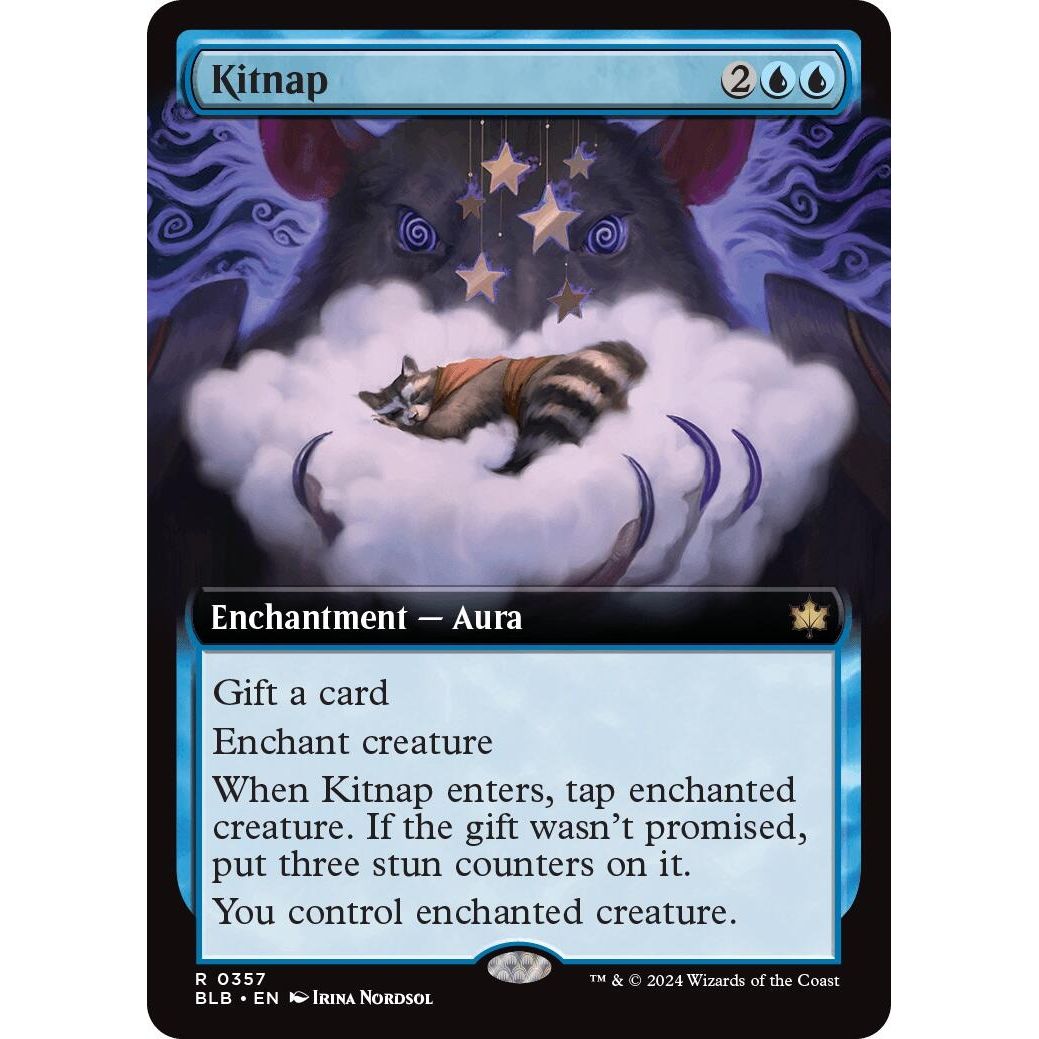 Image for Kitnap (Extended Art) (357) (BLB) - Magic: The Gathering