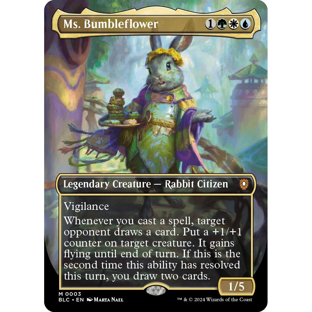 Image for Ms. Bumbleflower (Borderless) (3) (BLC) - Magic: The Gathering