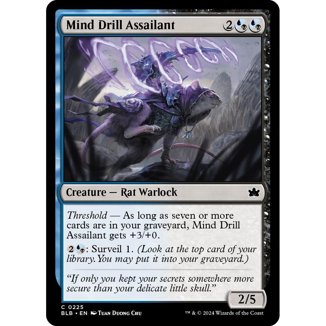 Image for Mind Drill Assailant (225) (BLB) - Magic: The Gathering