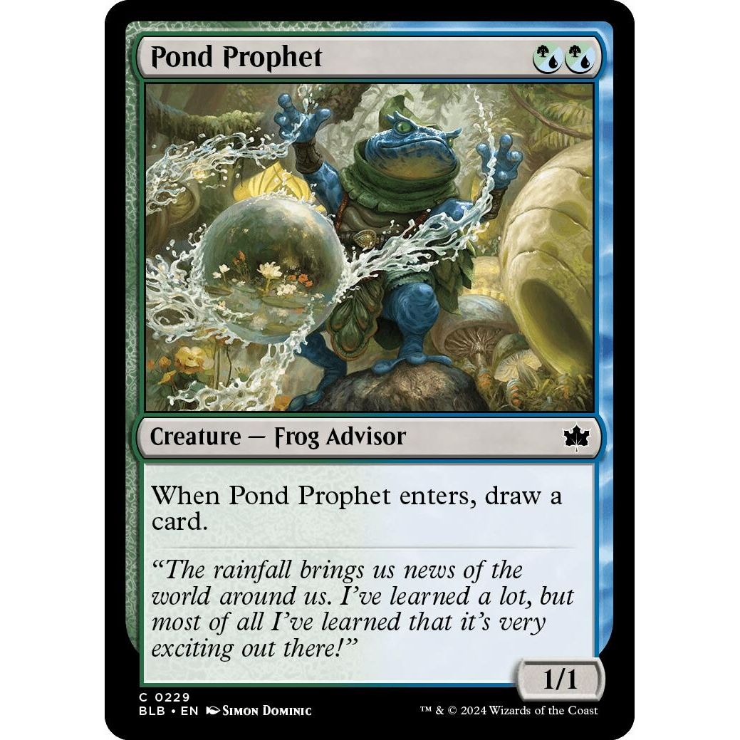 Image for Pond Prophet (229) (BLB) - Magic: The Gathering