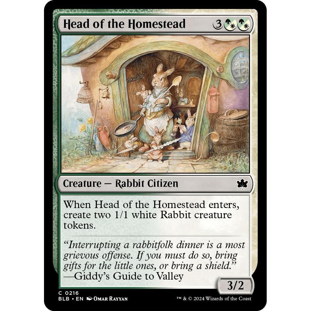 Image for Head of the Homestead (216) (BLB) - Magic: The Gathering