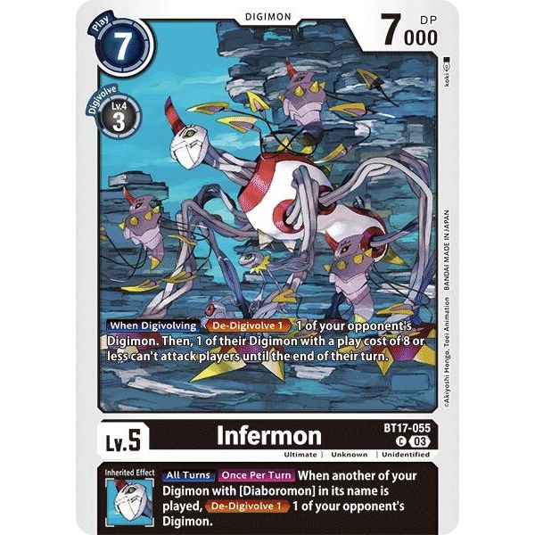 Image for Infermon (BT17-055 C) (BT17) - Digimon Card Game