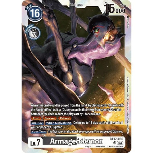 Image for Armageddemon (BT17-060 SR) (BT17) - Digimon Card Game