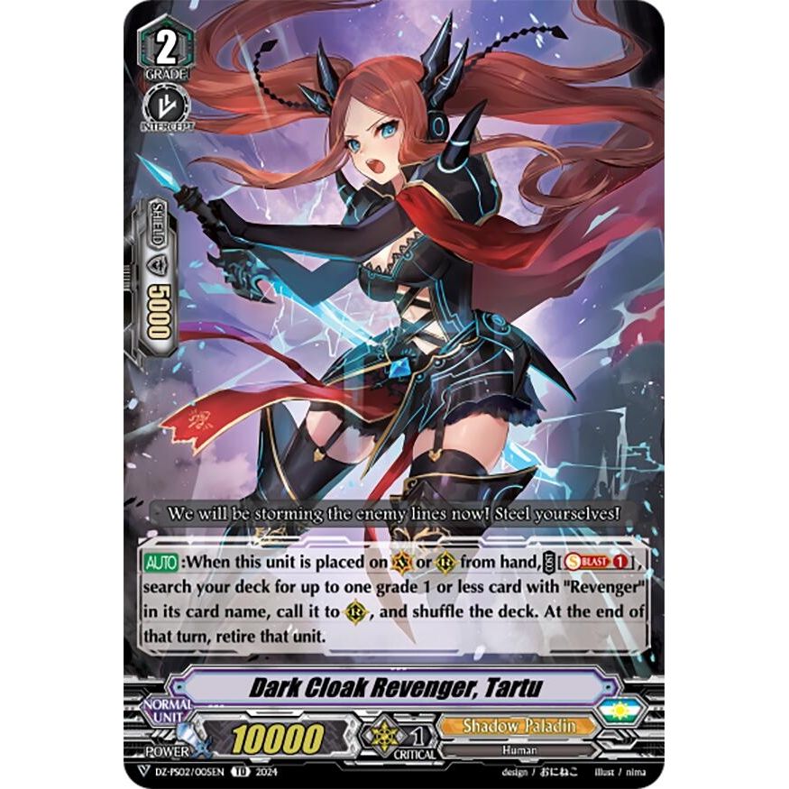 Image for Dark Cloak Revenger, Tartu (DZ-PS02/005EN) (DZ-PS02) - Cardfight Vanguard