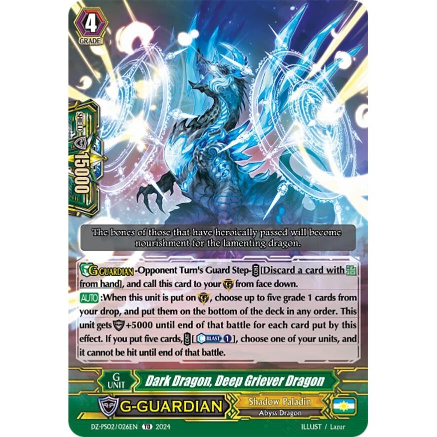 Image for Dark Dragon, Deep Griever Dragon (DZ-PS02/026EN) (DZ-PS02) - Cardfight Vanguard