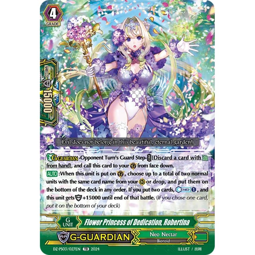 Image for Flower Princess of Dedication, Robertina (DZ-PS03/027EN) (DZ-PS03) - Cardfight Vanguard