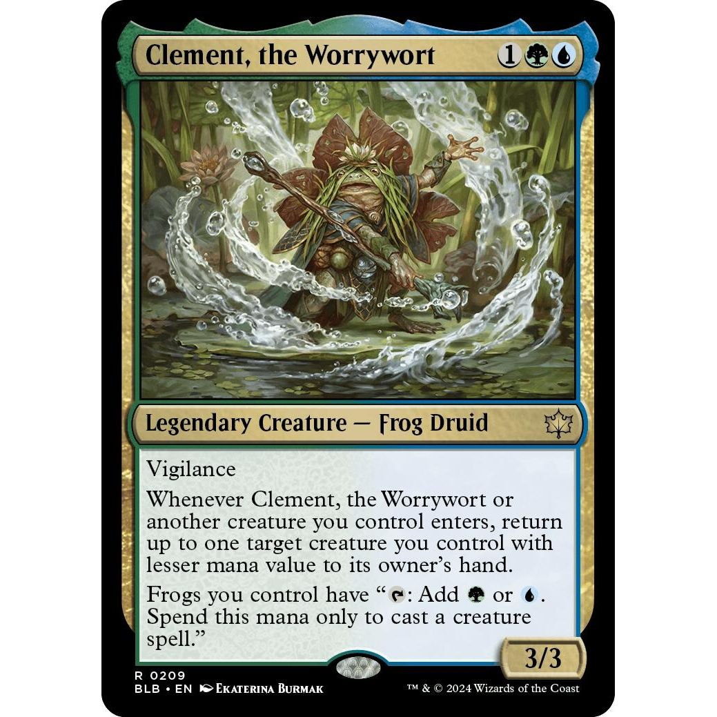 Image for Clement, the Worrywort (209) (BLB) - Magic: The Gathering