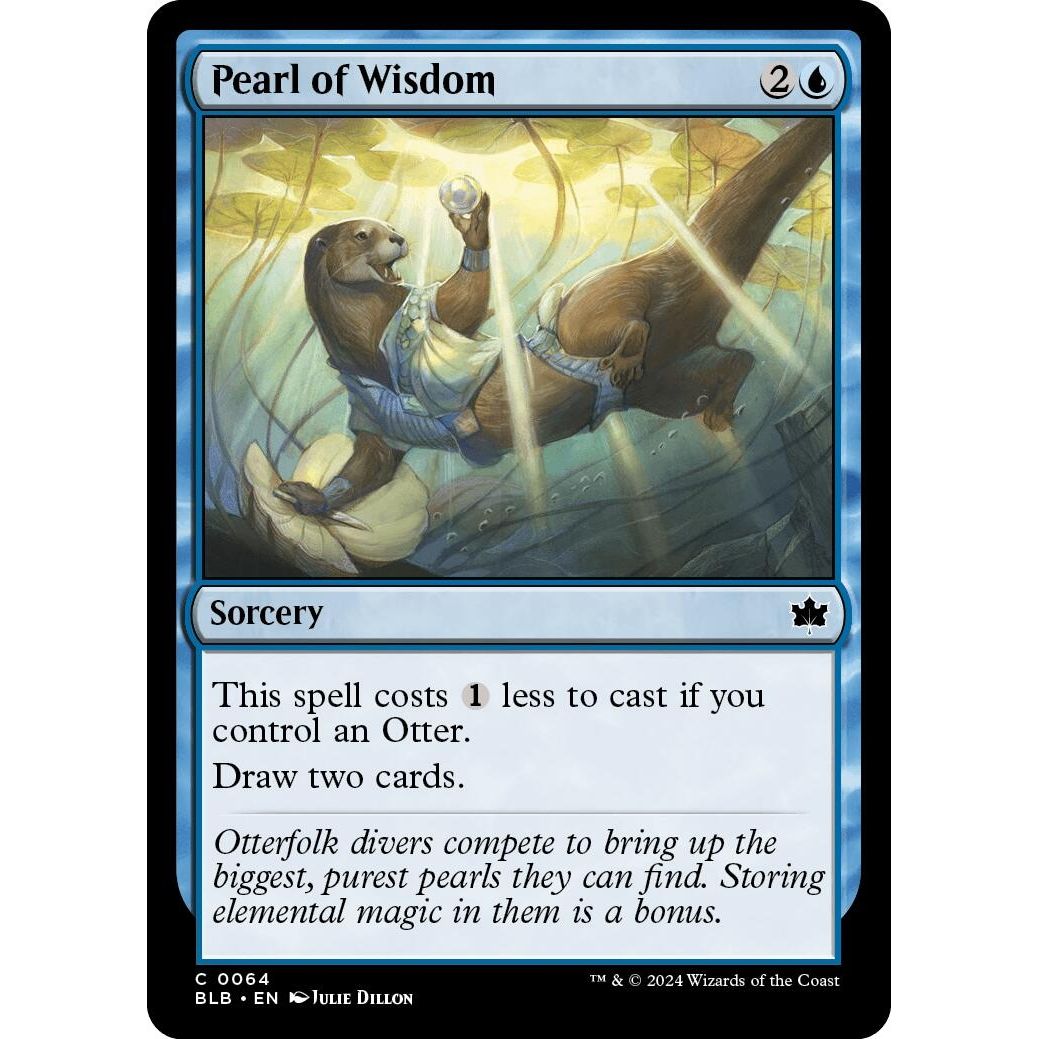 Image for Pearl of Wisdom (64) (BLB) - Magic: The Gathering