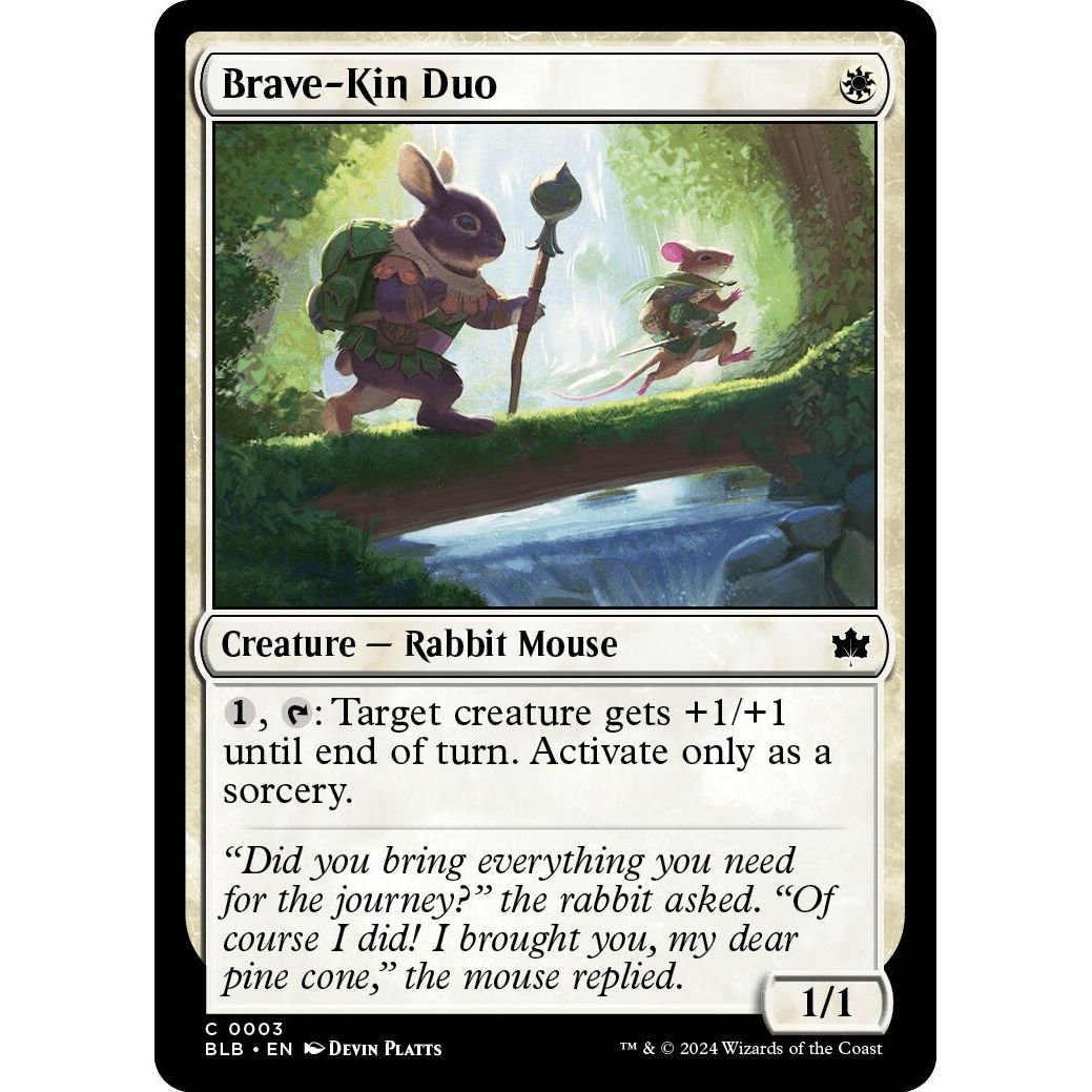 Image for Brave-Kin Duo (3) (BLB) - Magic: The Gathering