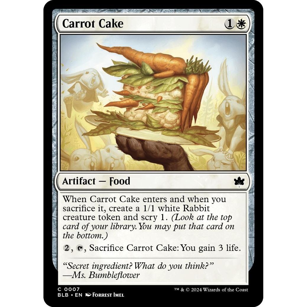 Image for Carrot Cake (7) (BLB) - Magic: The Gathering
