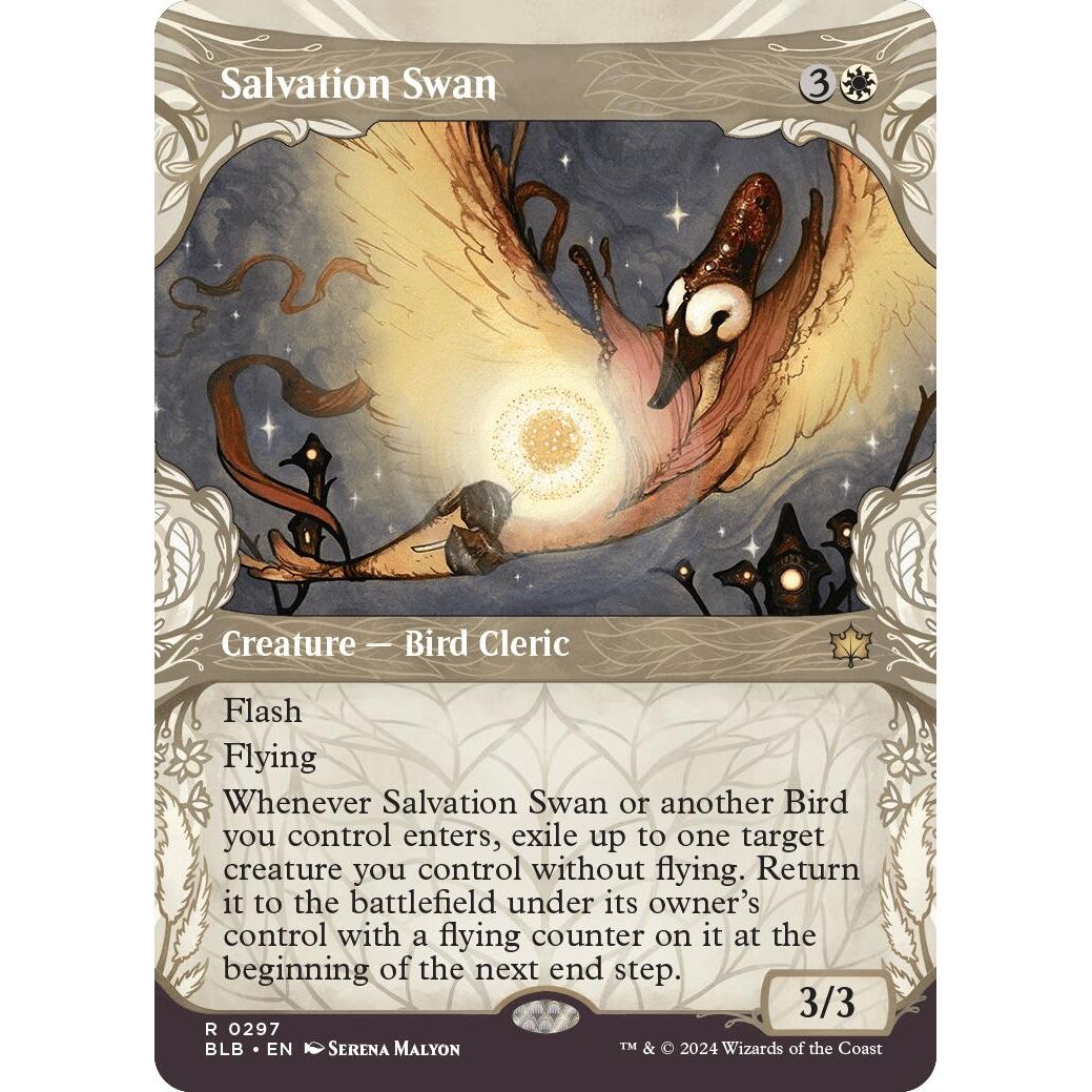 Image for Salvation Swan (Showcase) (297) (BLB) - Magic: The Gathering