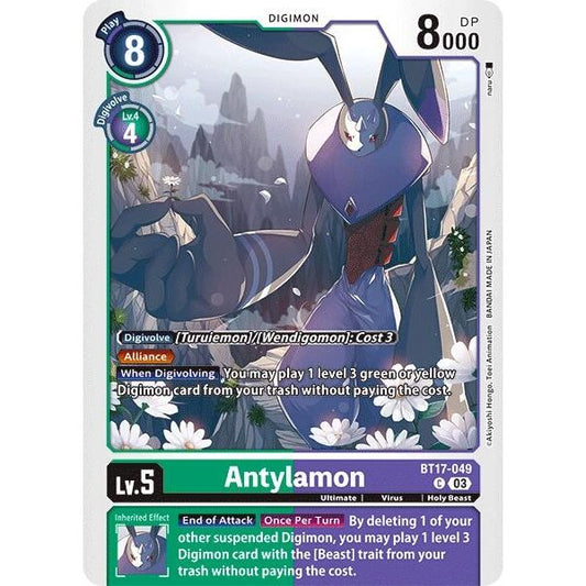 Image for Antylamon (BT17-049) (BT17) - Digimon Card Game