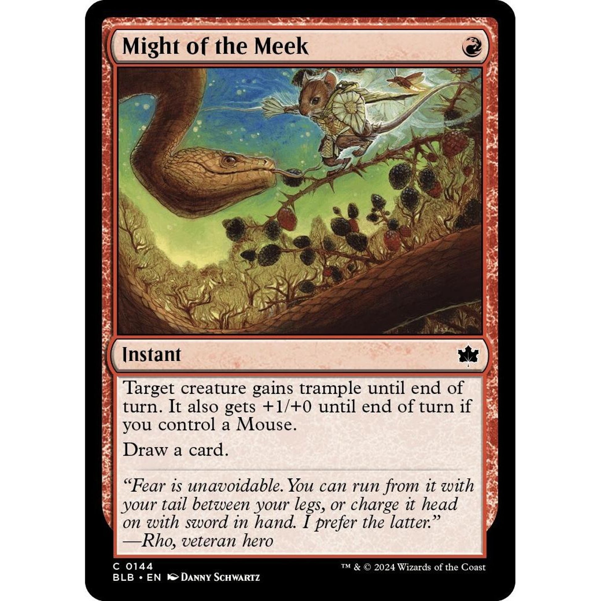 Image for Might of the Meek (144) (BLB) - Magic: The Gathering
