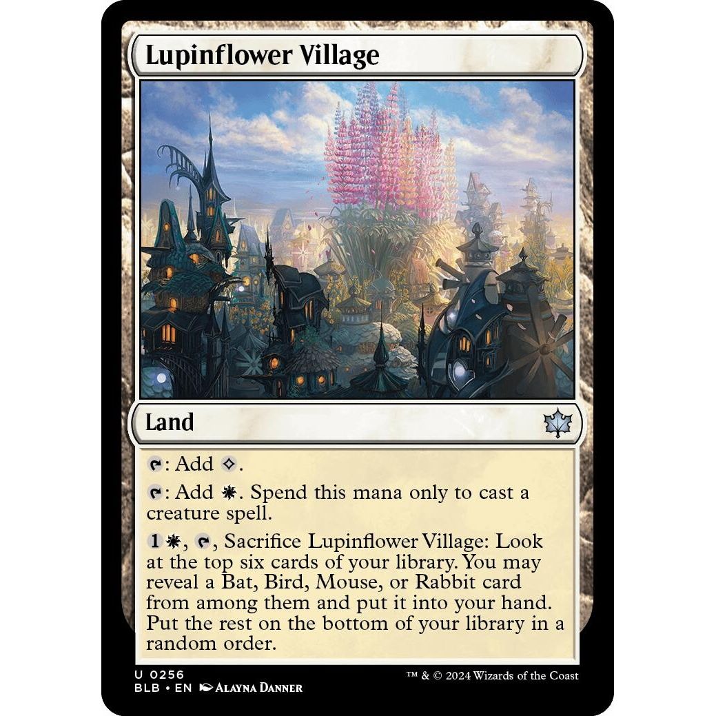 Image for Lupinflower Village (256) (BLB) - Magic: The Gathering