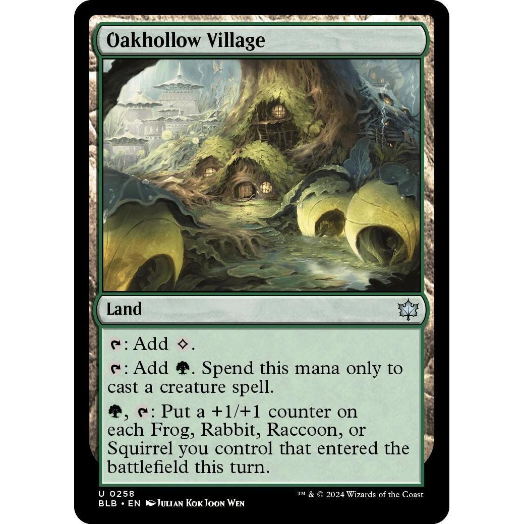 Image for Oakhollow Village (258) (BLB) - Magic: The Gathering