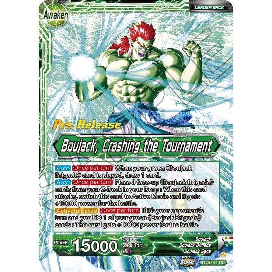 Image for Boujack Brigade // Boujack, Crashing the Tournament (BT25-071) (BT25_PR) - Dragon Ball Super: Masters
