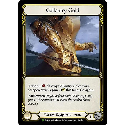 Image for Gallantry Gold (Golden) - FAB104 (FAB104) (PR) - Flesh and Blood TCG